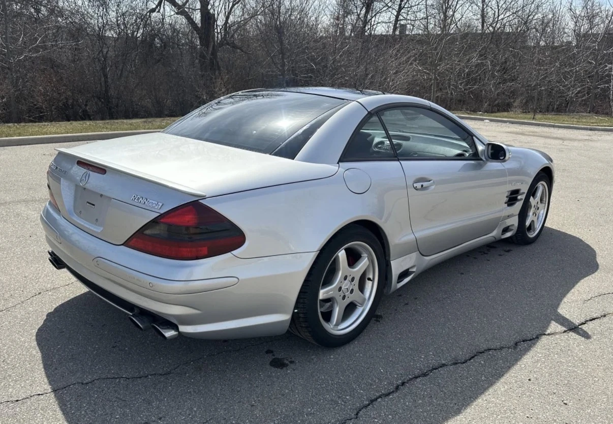 Mercedes-Benz SL 55 AMG Renntech * Сервизна История * Carfax * Авто Кредит, снимка 5 - Автомобили и джипове - 53981920