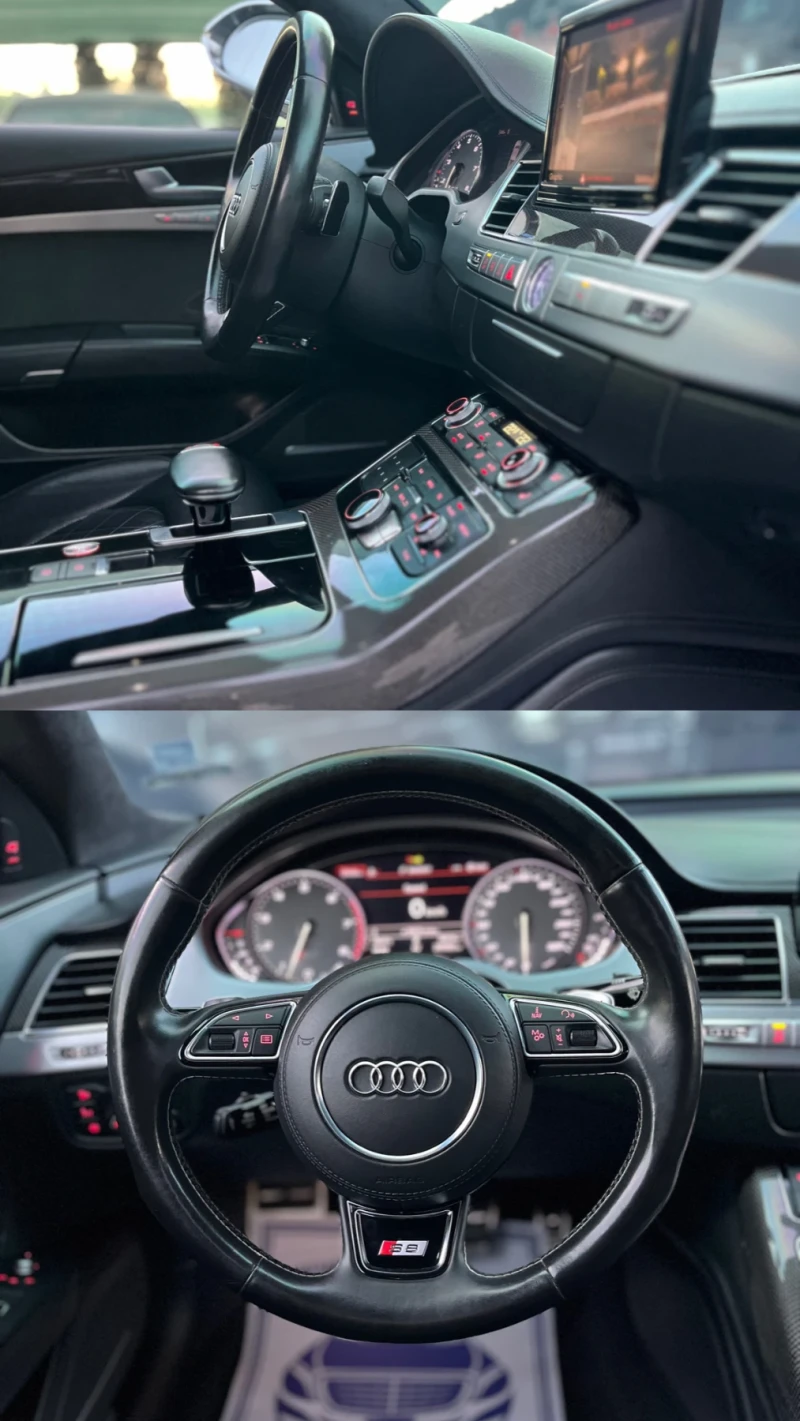 Audi S8 QUATTRO* 360* ВАКУМ* DISTRONIC* СОБСТВЕН ЛИЗИНГ, снимка 12 - Автомобили и джипове - 51782065