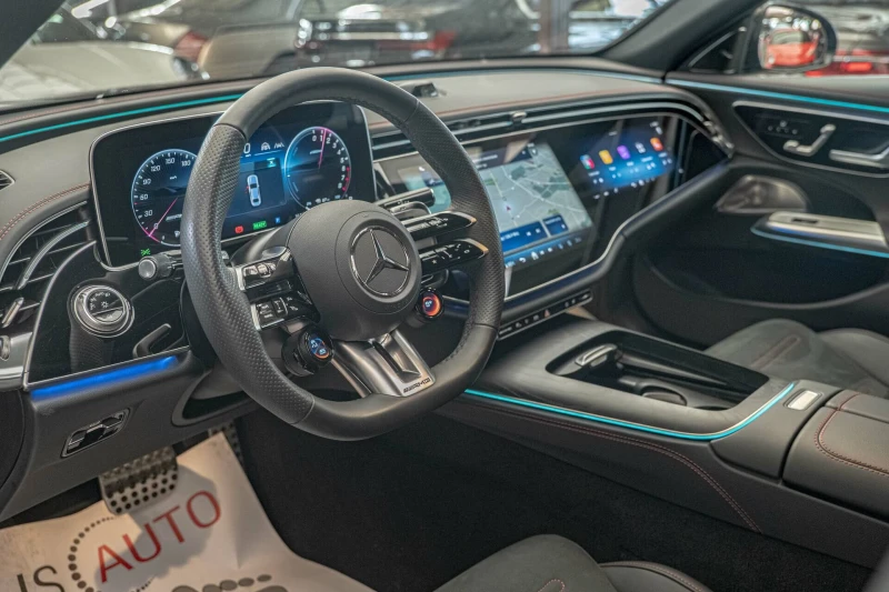 Mercedes-Benz E 53 AMG 4Matic+ /HyperScreen/AMG Ride Control/Камера 360/N, снимка 7 - Автомобили и джипове - 52451794