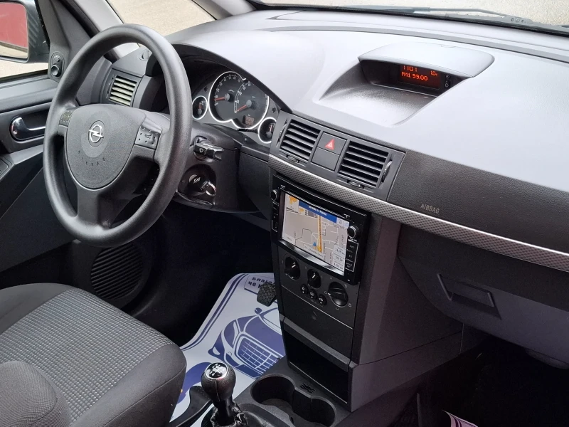 Opel Meriva 1.4i 90hp * КЛИМАТИК * EURO 4 * NAVI * , снимка 9 - Автомобили и джипове - 52479424