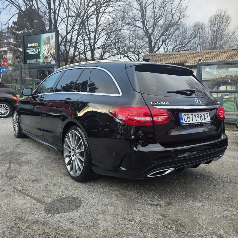 Mercedes-Benz C 220 d/4Matic/AMG Пакет/Airmatic/9G-Tronic, снимка 6 - Автомобили и джипове - 52753009
