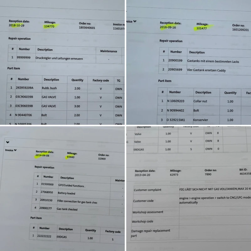 VW Caddy 2.0i EcoFuel (фабричен метан)ПЪЛНА ИСТОРИЯ В VW, снимка 16 - Автомобили и джипове - 52800037