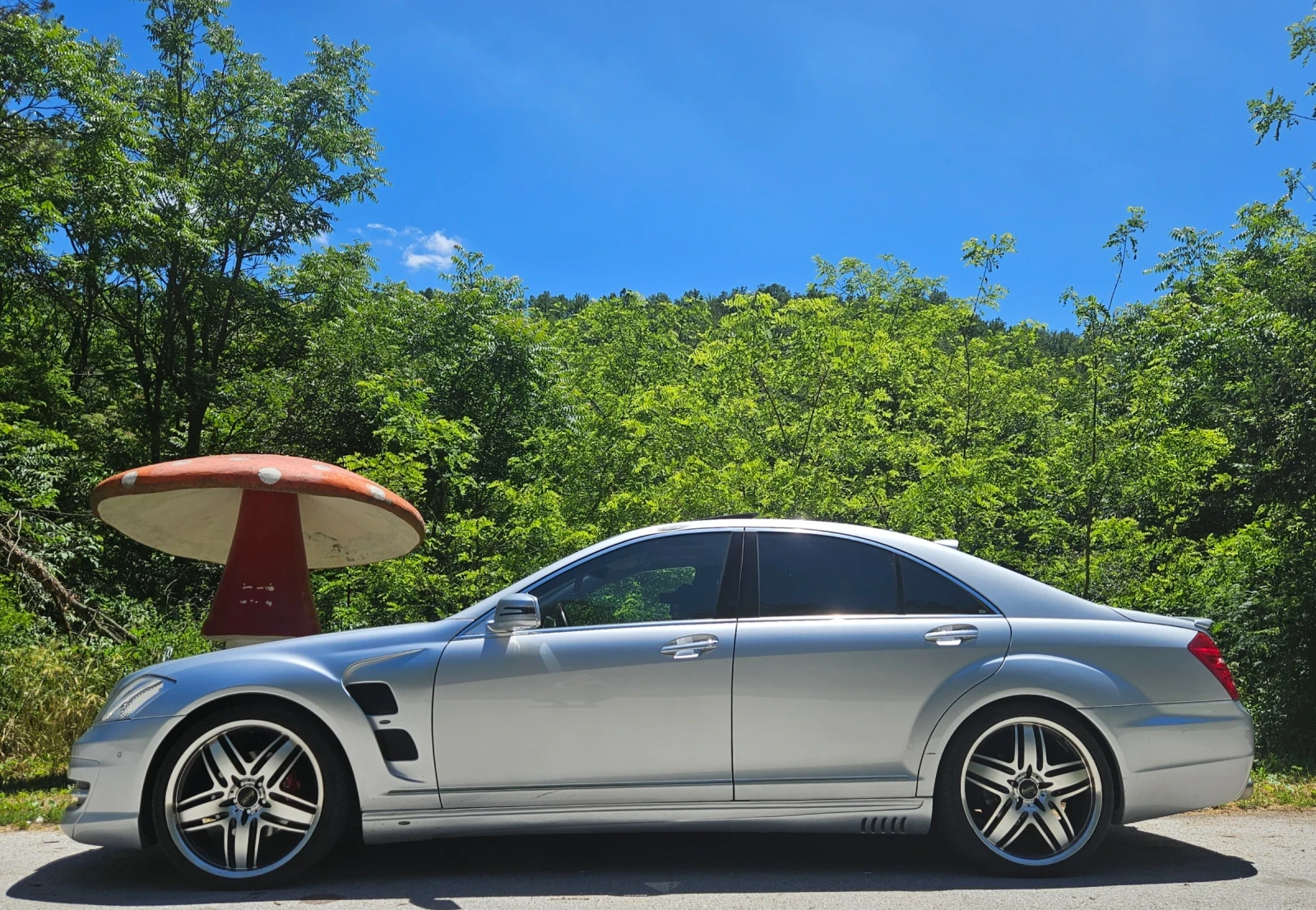 Mercedes-Benz S 550 Lorinser ГАЗ / 70хил км реални, снимка 3 - Автомобили и джипове - 55826455