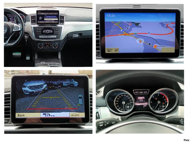 Mercedes-Benz ML 350 CDi* AMG* 4 Matic* NAVI* Distronic* Камера* , снимка 13 - Автомобили и джипове - 53286093