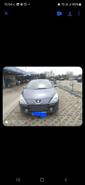 Peugeot 307 cc , 140 к.с. Газов инжекцион 