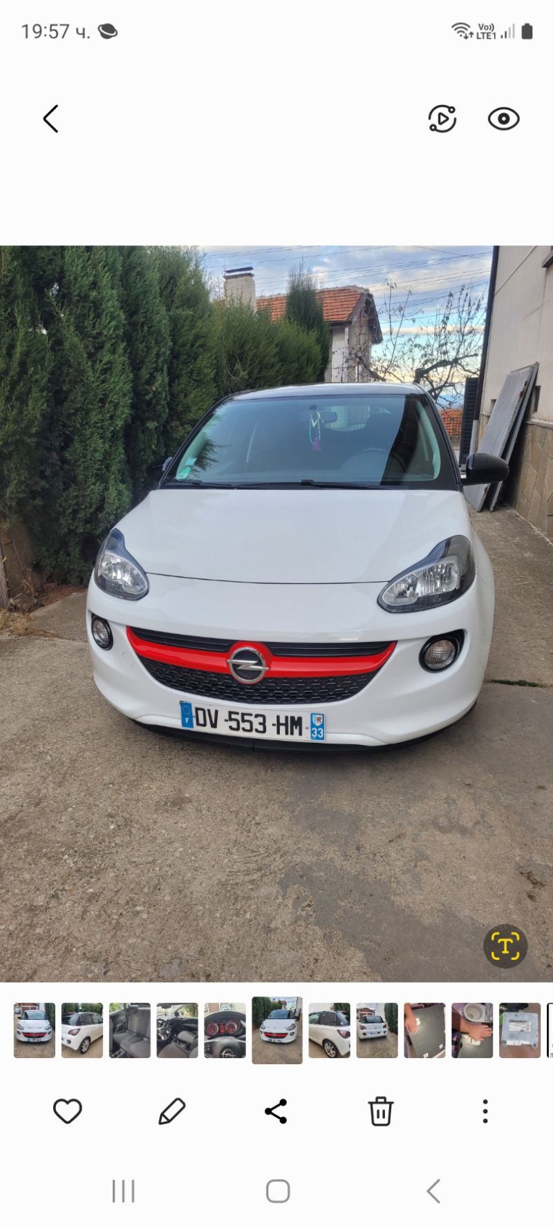 Opel Adam, снимка 1 - Автомобили и джипове - 46382095