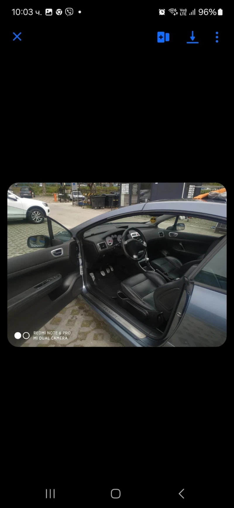 Peugeot 307 cc , 140 к.с. Газов инжекцион , снимка 4 - Автомобили и джипове - 53389877