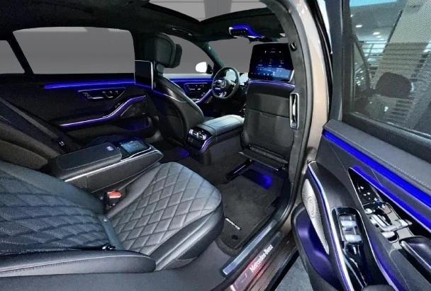 Mercedes-Benz S 580 Long 4Matic = AMG Line = Гаранция, снимка 11 - Автомобили и джипове - 55835604