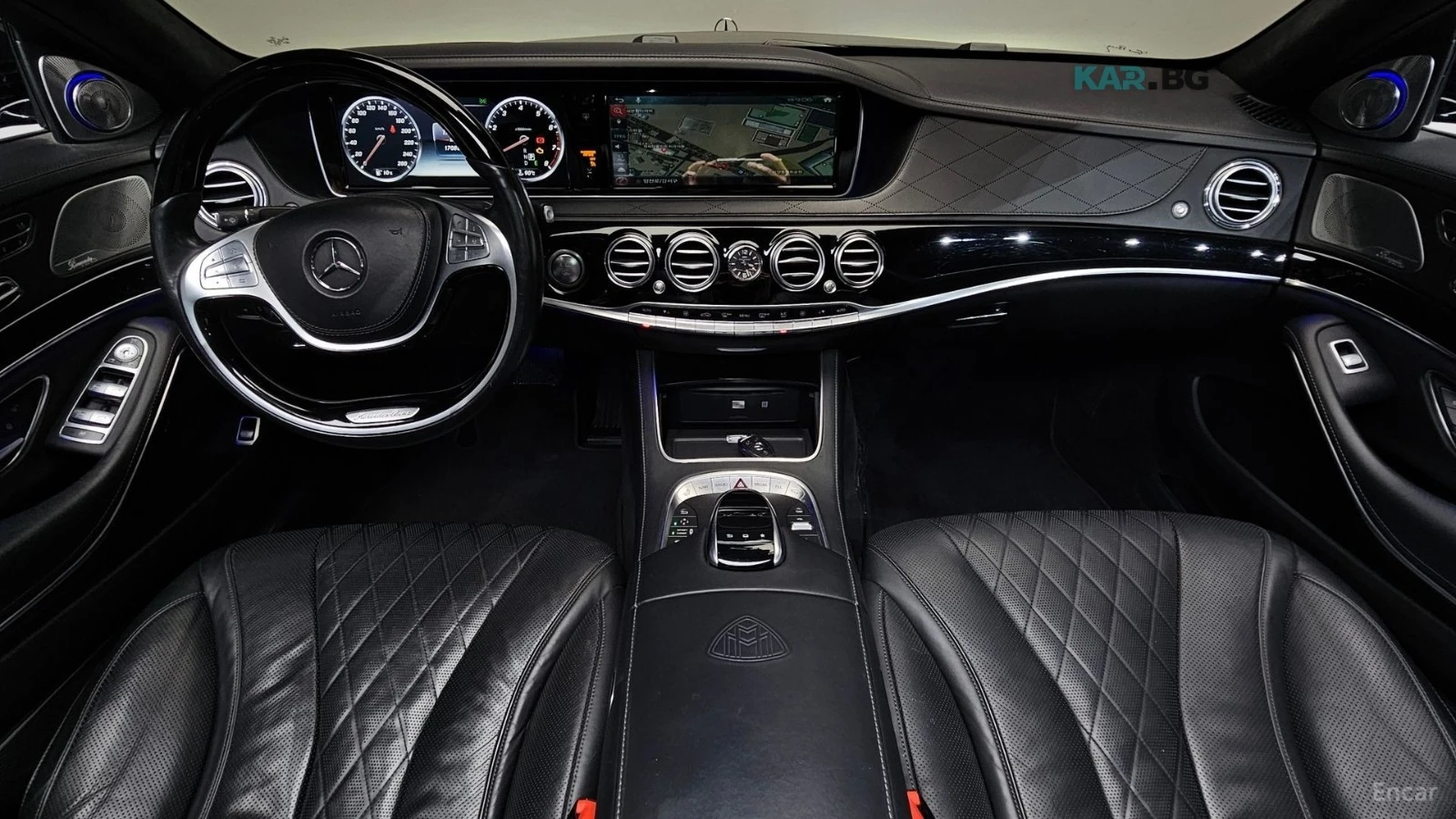 Mercedes-Benz Maybach S500 4MATIC* HUD* КОЖА* ОБДУХВ* МОНИТОРИ* , снимка 7 - Автомобили и джипове - 55208389