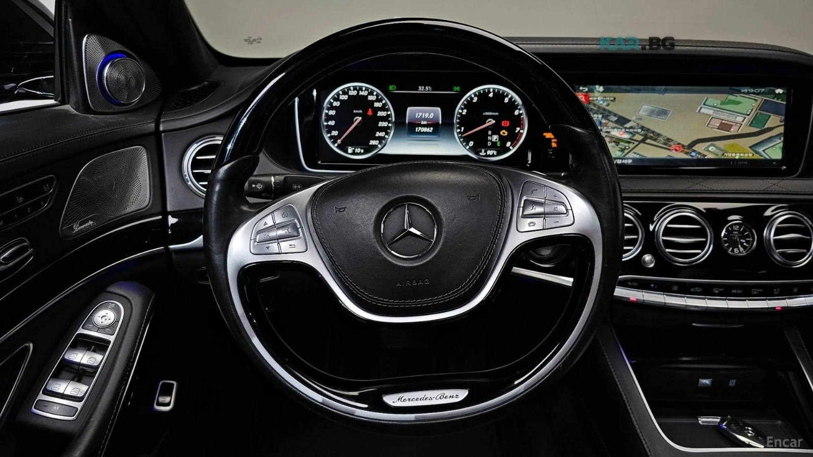 Mercedes-Benz Maybach S500 4MATIC* HUD* КОЖА* ОБДУХВ* МОНИТОРИ* , снимка 12 - Автомобили и джипове - 55208389