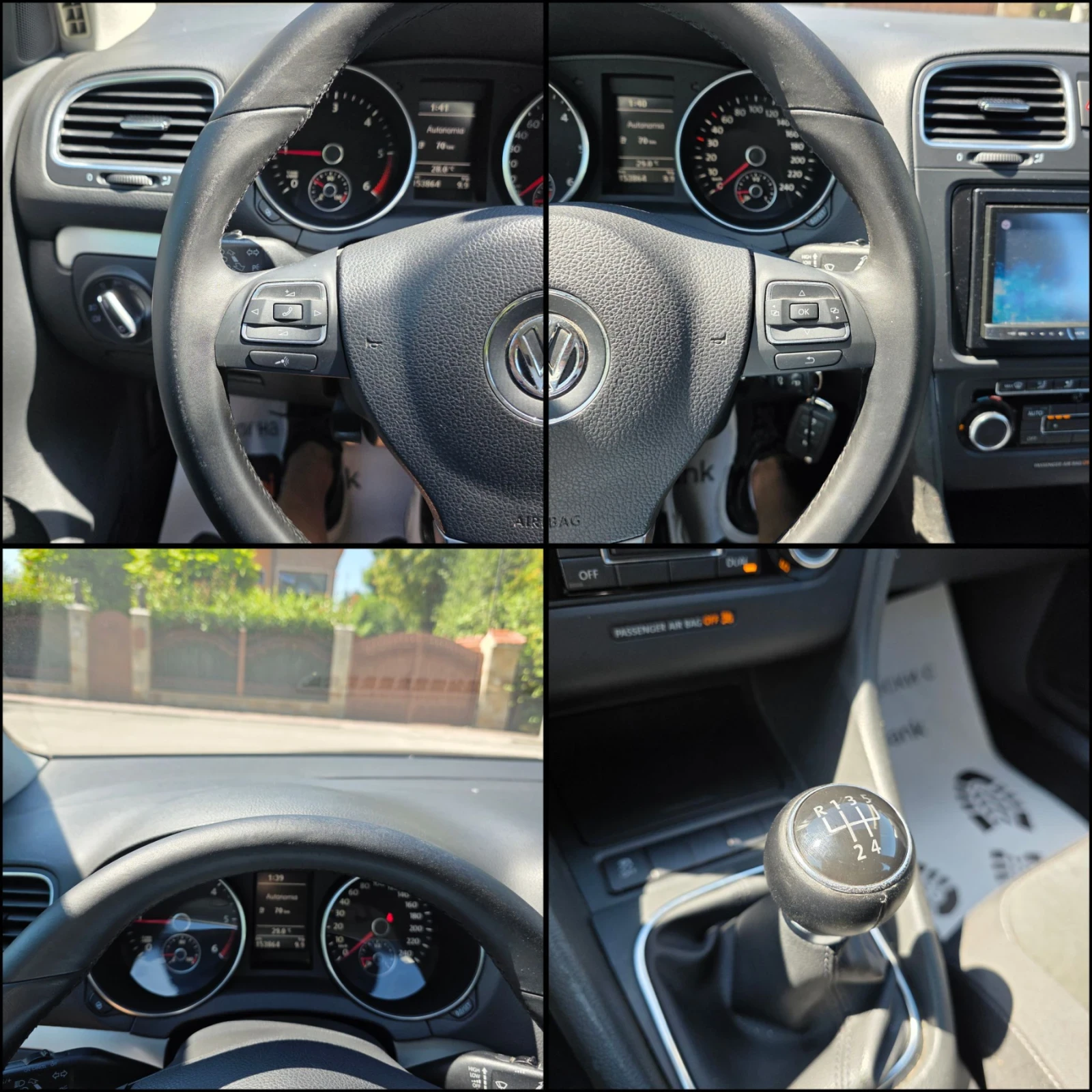 VW Golf 1.6TDI/HIGHLINE/НАВИ/153.000 КМ./РЕАЛНИ КМ./, снимка 8 - Автомобили и джипове - 55692016