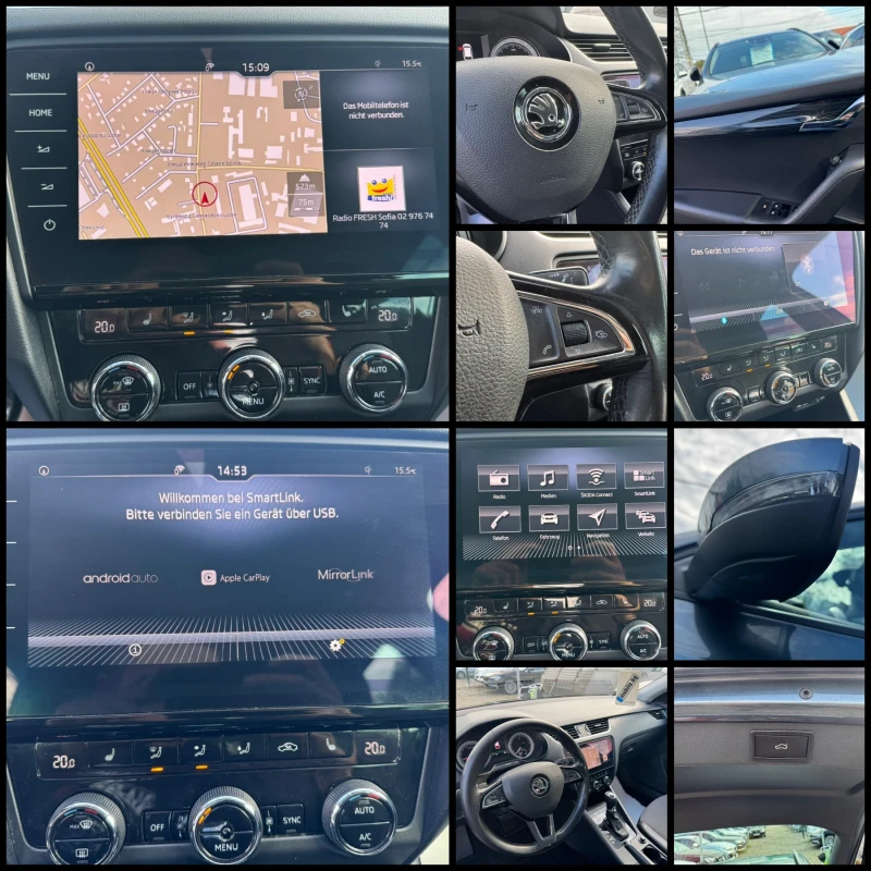 Skoda Octavia 2.0 DSG FACELIFT NAVI  Executive , снимка 17 - Автомобили и джипове - 52049170