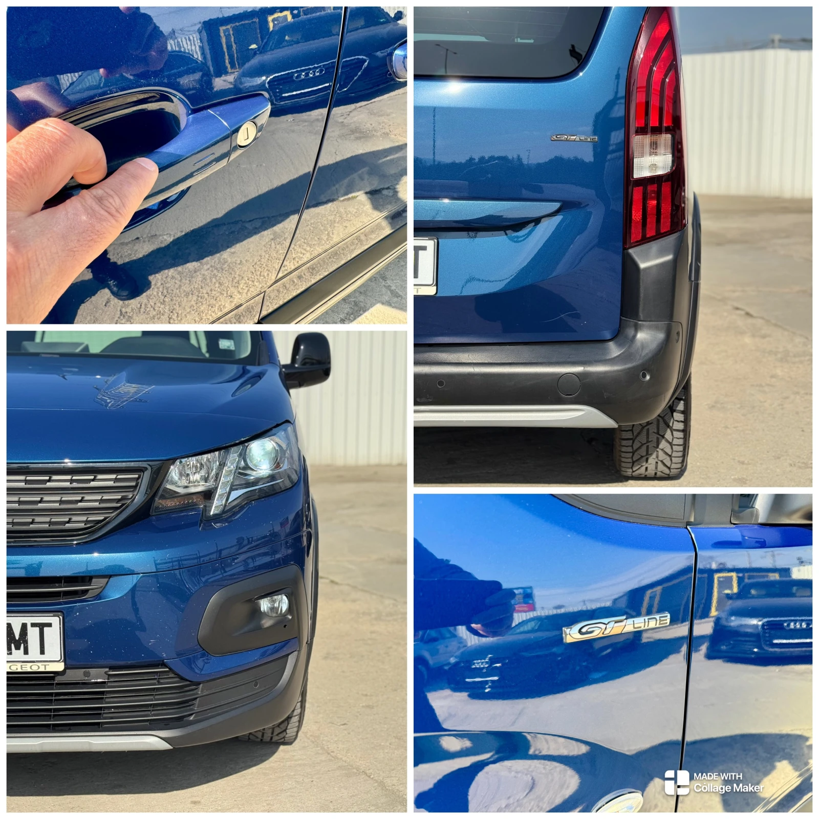 Peugeot Rifter GT-Line 1.5HDI AUTOMATIC 6+ 1 КАМЕРА CARPLAY ОТ БГ, снимка 9 - Автомобили и джипове - 53712927