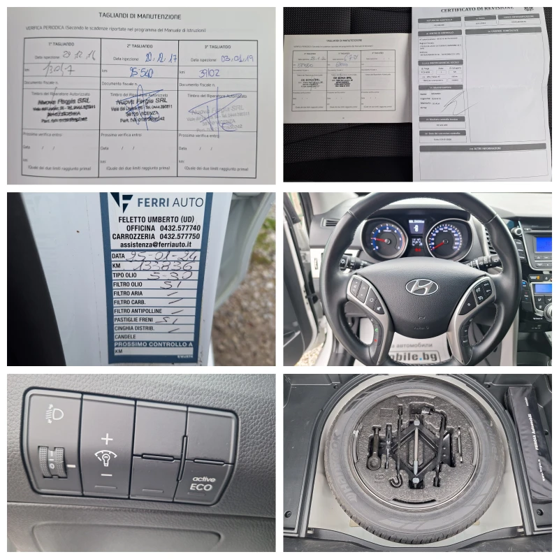 Hyundai I30 1.6 crdi 110ks face avtomat evro 6b Italia!, снимка 15 - Автомобили и джипове - 47396660