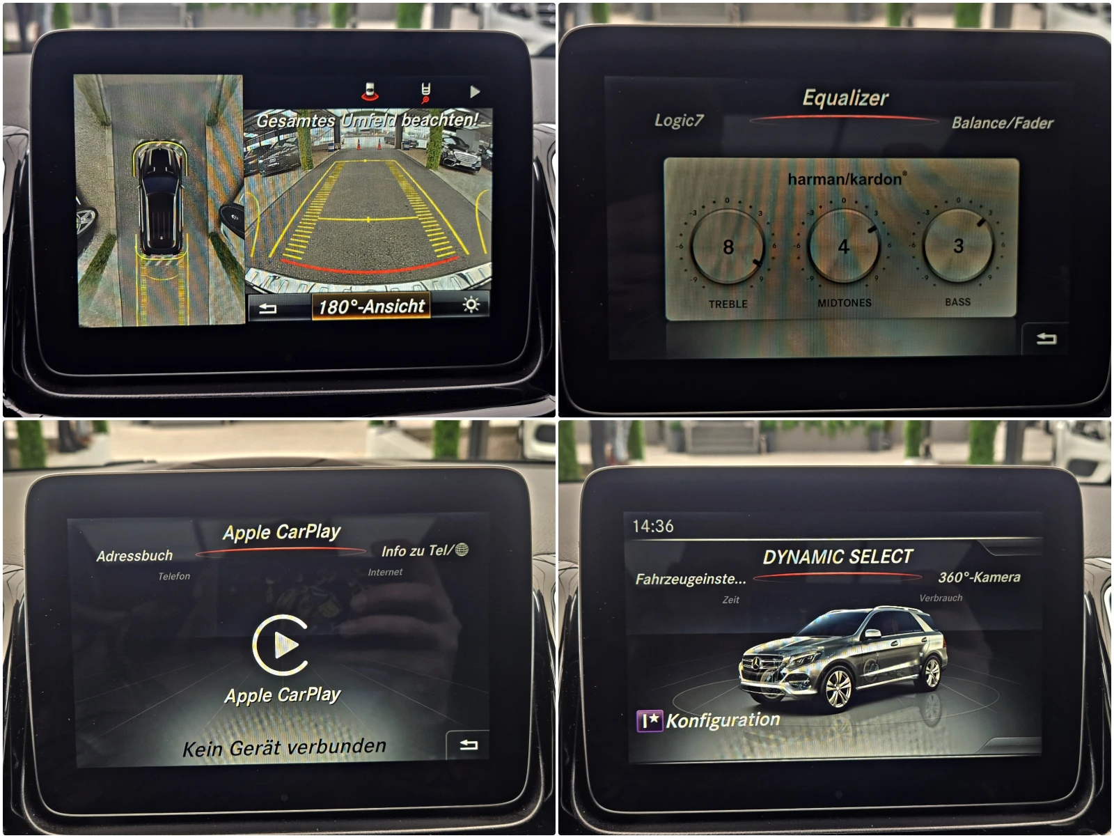 Mercedes-Benz GLE 350 AMG/GERMANY/PANO/360CAMERA/HARMAN/ПОДГРЕВ/CAR PLAY, снимка 14 - Автомобили и джипове - 53963899