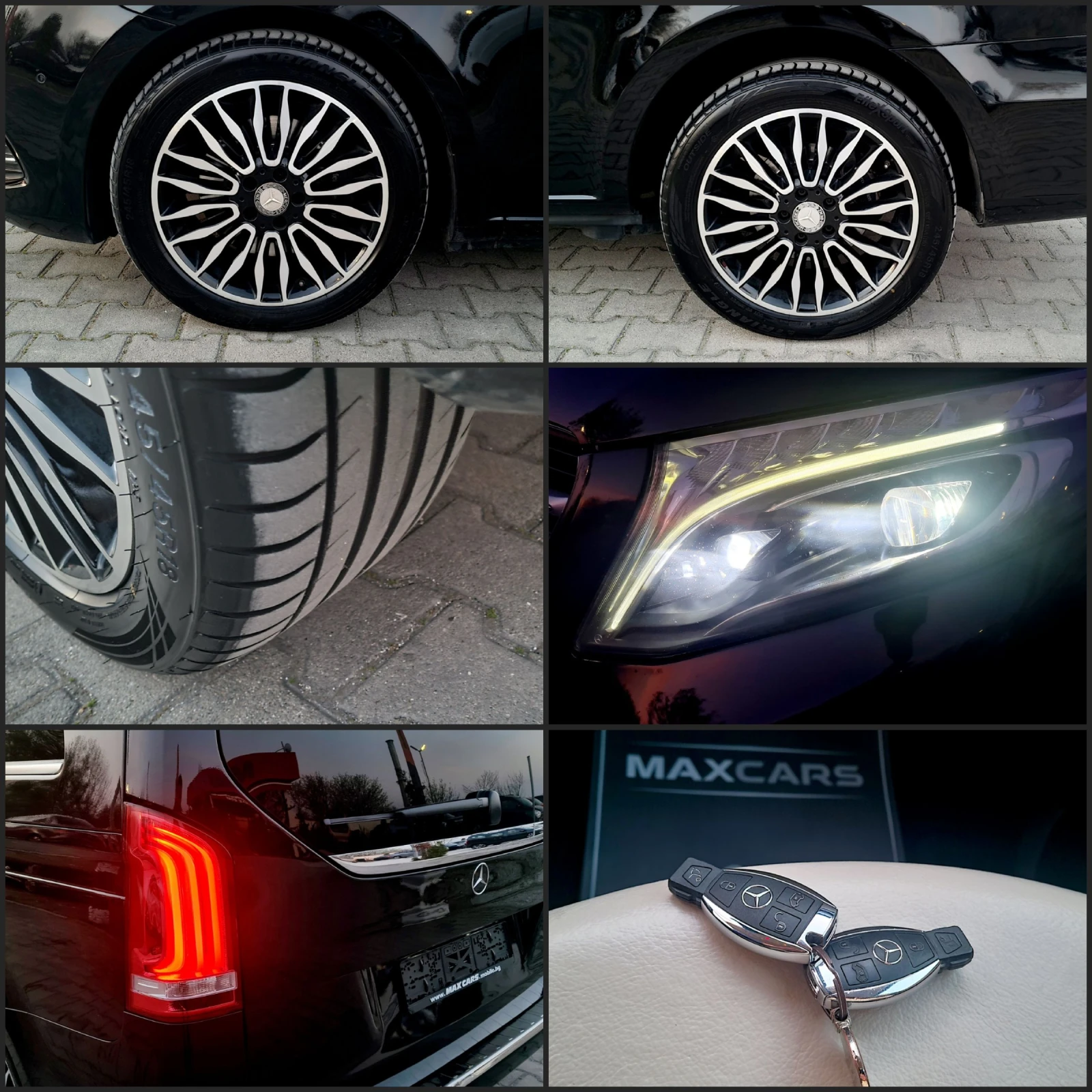 Mercedes-Benz V 250 LONG* MAX FULL* СОБСТВЕН ЛИЗИНГ, снимка 14 - Бусове и автобуси - 54072750