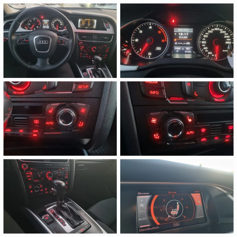 Audi A4 3.0TDI* Quattro* LED* Panorama* , снимка 16 - Автомобили и джипове - 48550573