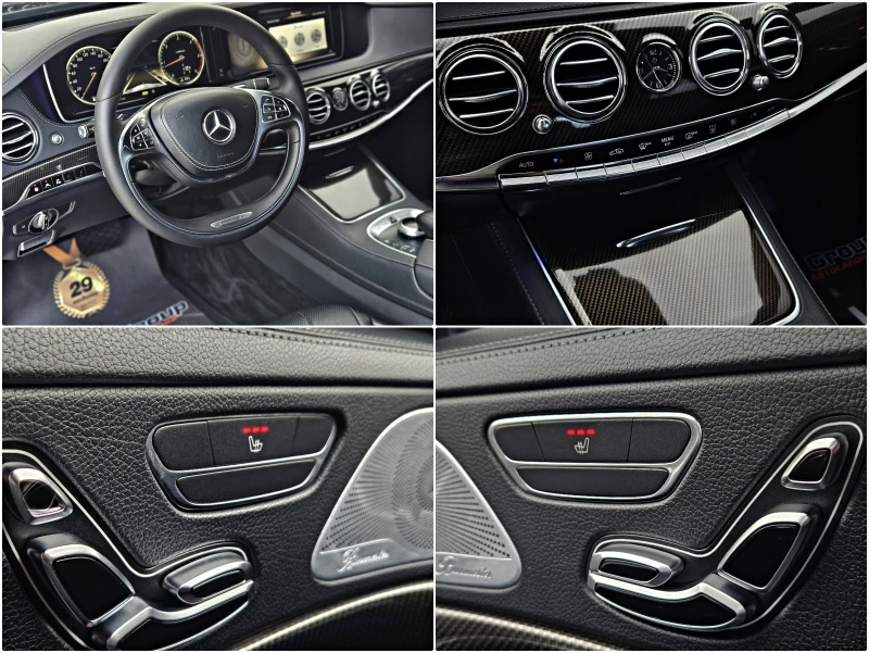 Mercedes-Benz S 350 ! AMG/BLACК EDITION/DISTR/CAMERA/ВАКУУМ/МАСАЖ/LIZI, снимка 13 - Автомобили и джипове - 49799455
