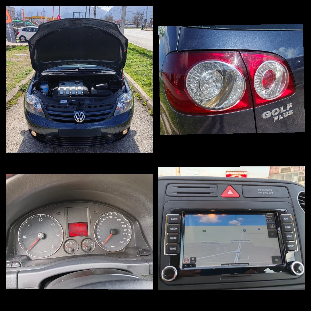 VW Golf Plus 1.9tdi 105ps Navi, снимка 16 - Автомобили и джипове - 54136662