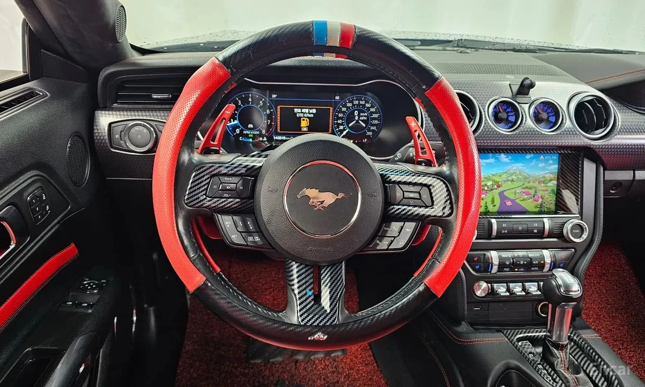 Ford Mustang Coupe/КОЖА/ОБДУХ/ПОДГРЕВ/ДИГ.КИЛОМЕТРАЖ, снимка 13 - Автомобили и джипове - 56081183