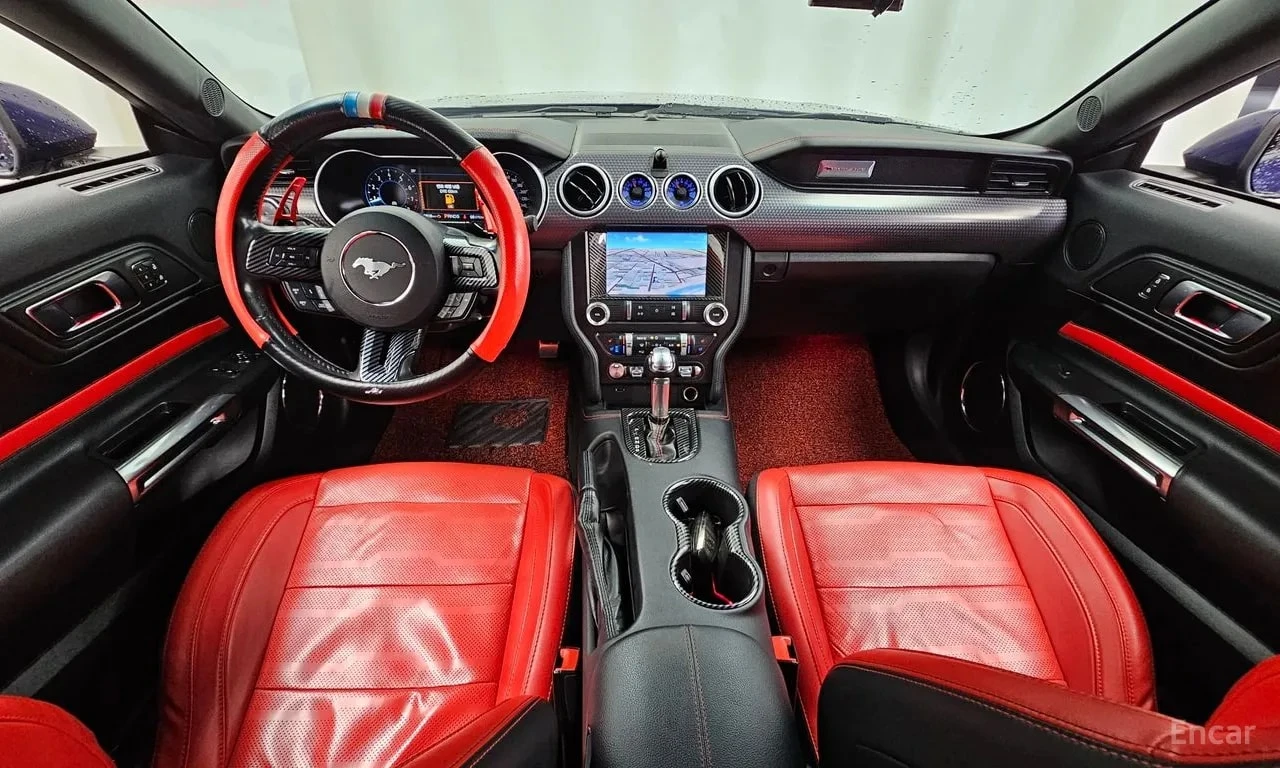 Ford Mustang Coupe/КОЖА/ОБДУХ/ПОДГРЕВ/ДИГ.КИЛОМЕТРАЖ, снимка 7 - Автомобили и джипове - 56081183