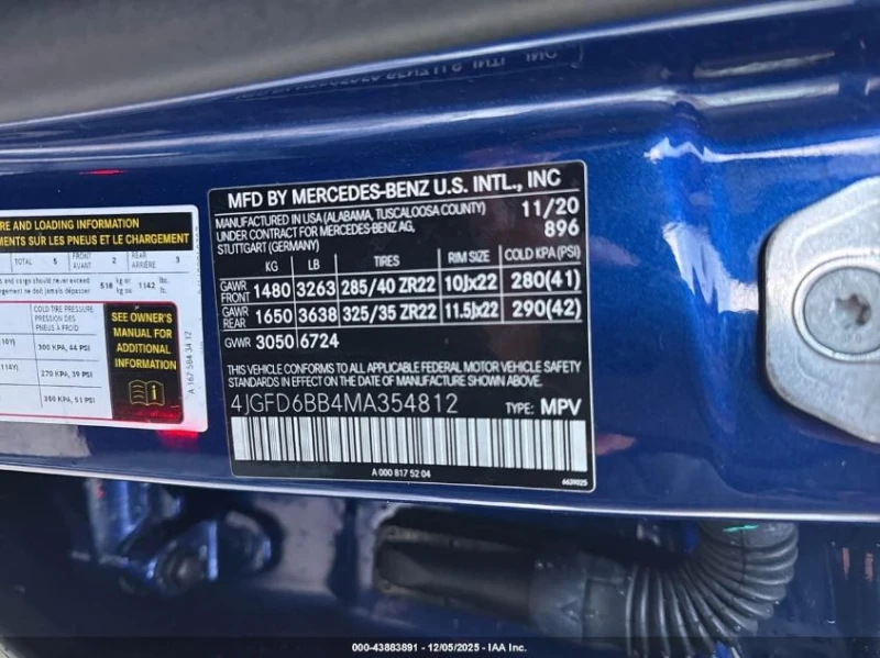 Mercedes-Benz GLE 43 AMG 3.0L I-6 DI, DOHC, VVT, TURBO, 429HP All Wheel, снимка 9 - Автомобили и джипове - 52851288