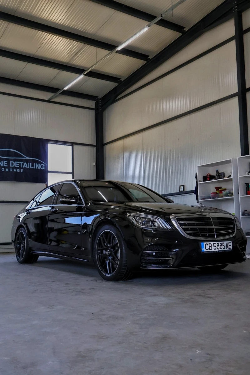 Mercedes-Benz S 400  AMG* 4MAT* 9G* DISTR* HUD* ВАКУМ* ОБДУХ* 360САМ* , снимка 3 - Автомобили и джипове - 52545728