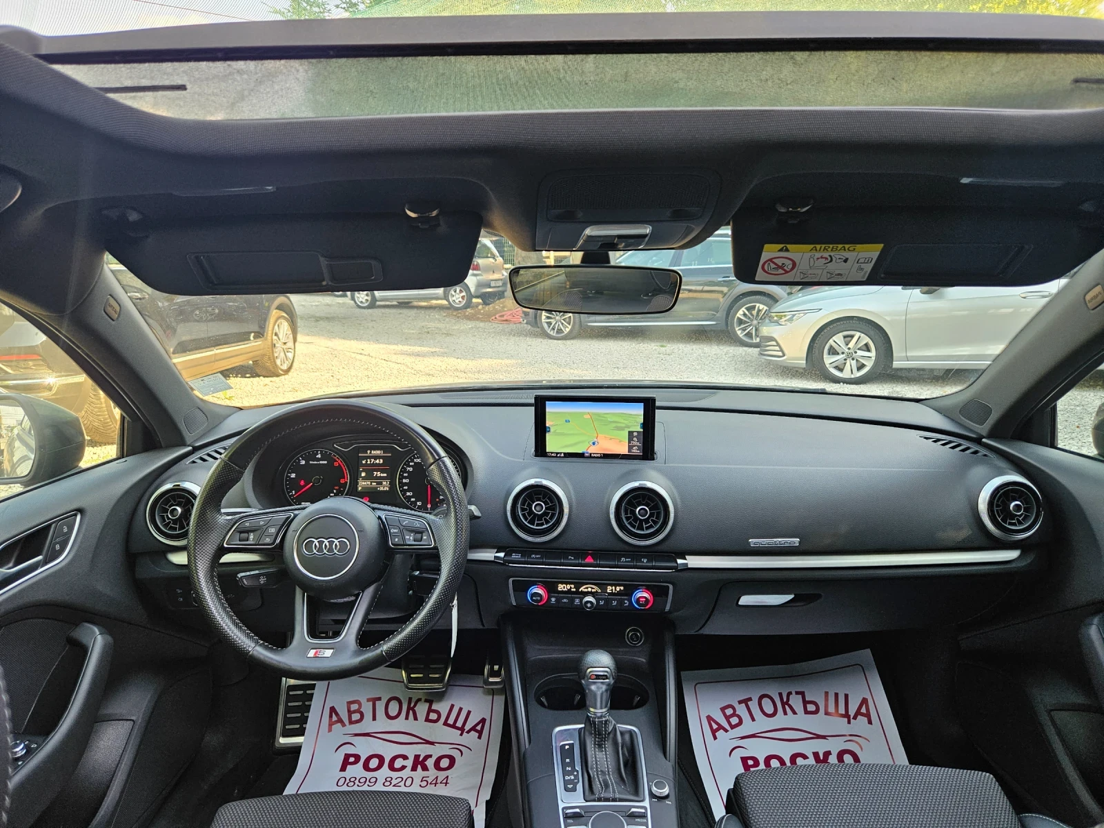 Audi A3 2, 0 TDI Sline Quattro, снимка 9 - Автомобили и джипове - 54997353