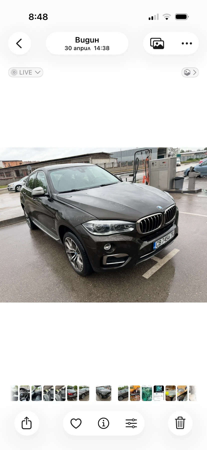 BMW X6, снимка 3 - Автомобили и джипове - 55128002