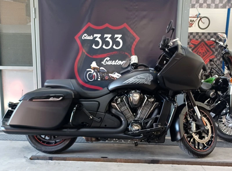 Indian Challenger Dark Horse Black Smoke