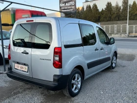 Peugeot Partner 1.6HDI 90кс 2+ 1Места Товарно Климатик , снимка 3