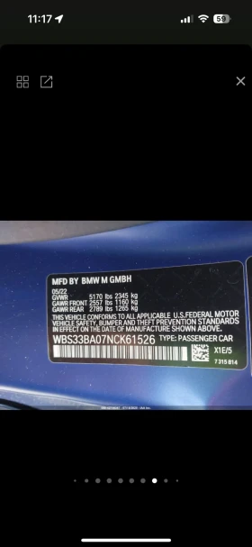 Обява за продажба на BMW M4 Competition Xdrive ~23 000 USD - изображение 4