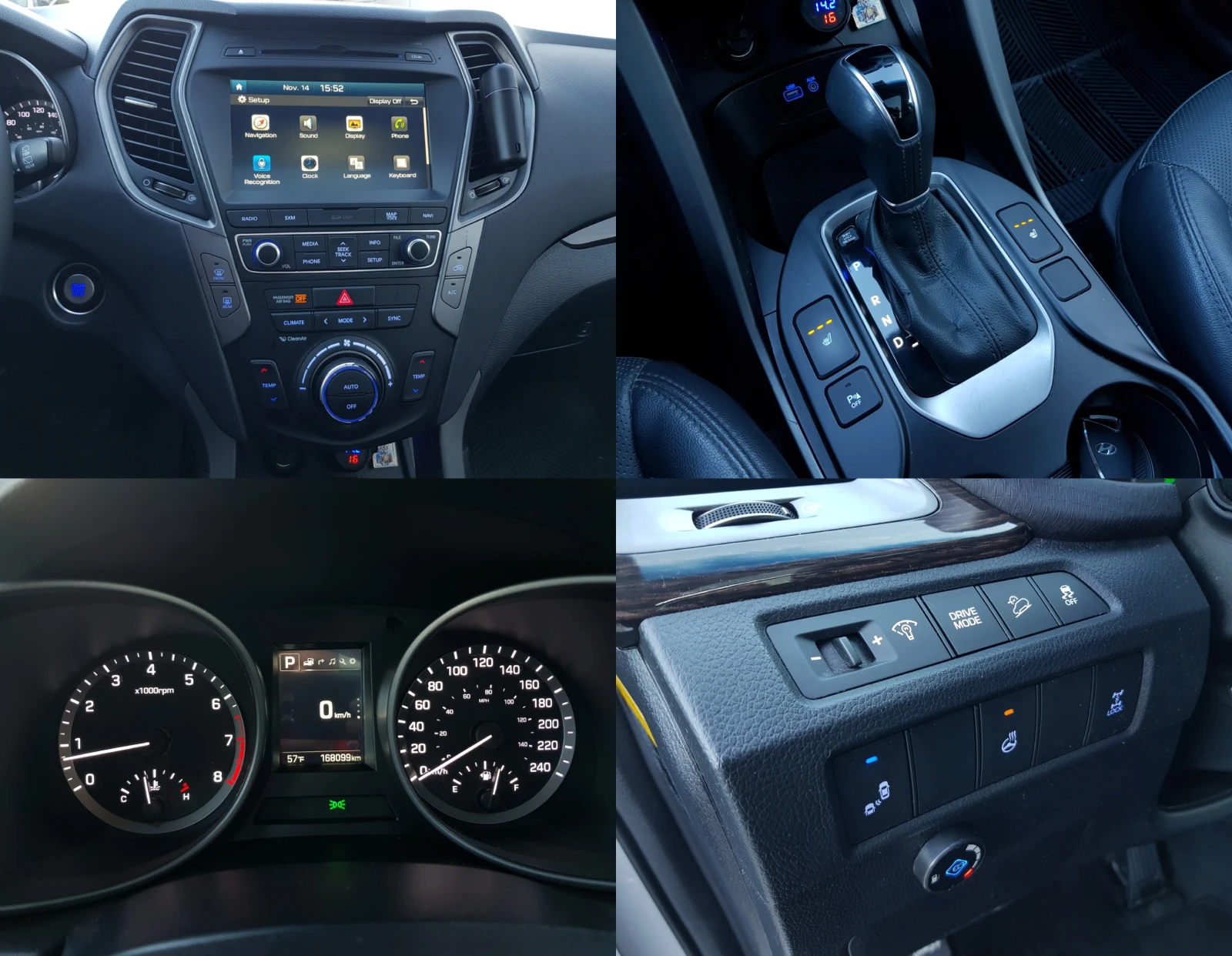 Hyundai Santa fe 2.4 i LPG AWD ��������� INFINITY SOUND KEY LESS  | Mobile.bg � ����������� 12