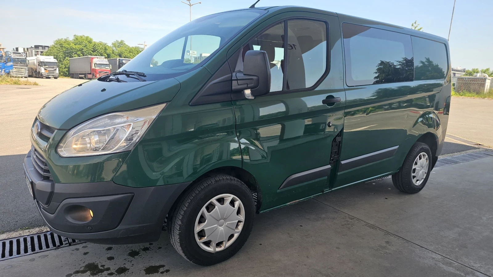 Ford Transit Custom 2.0 TDI ТОВАРОПЪТНИЧЕСКИ 6 МЕСТА-КЛИМА , снимка 3 - Бусове и автобуси - 54805711