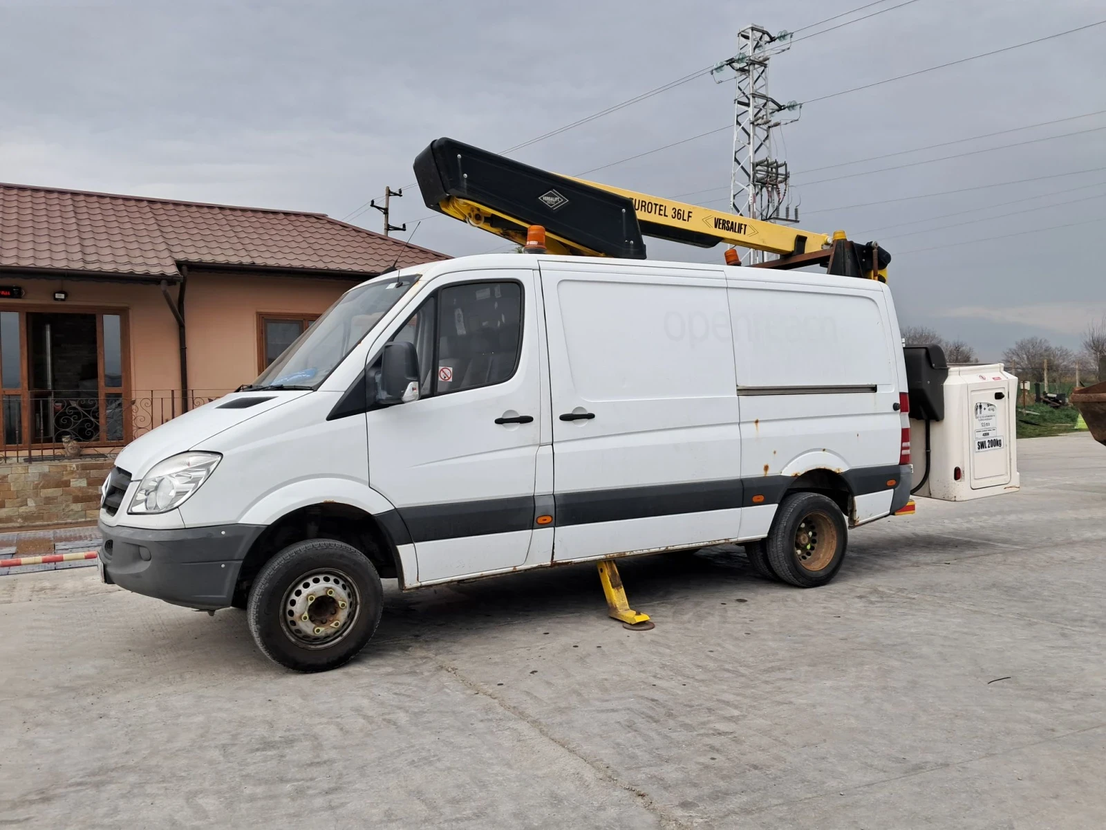 Автовишка Mercedes-Benz RYGOR 513, снимка 3 - Индустриална техника - 55781097