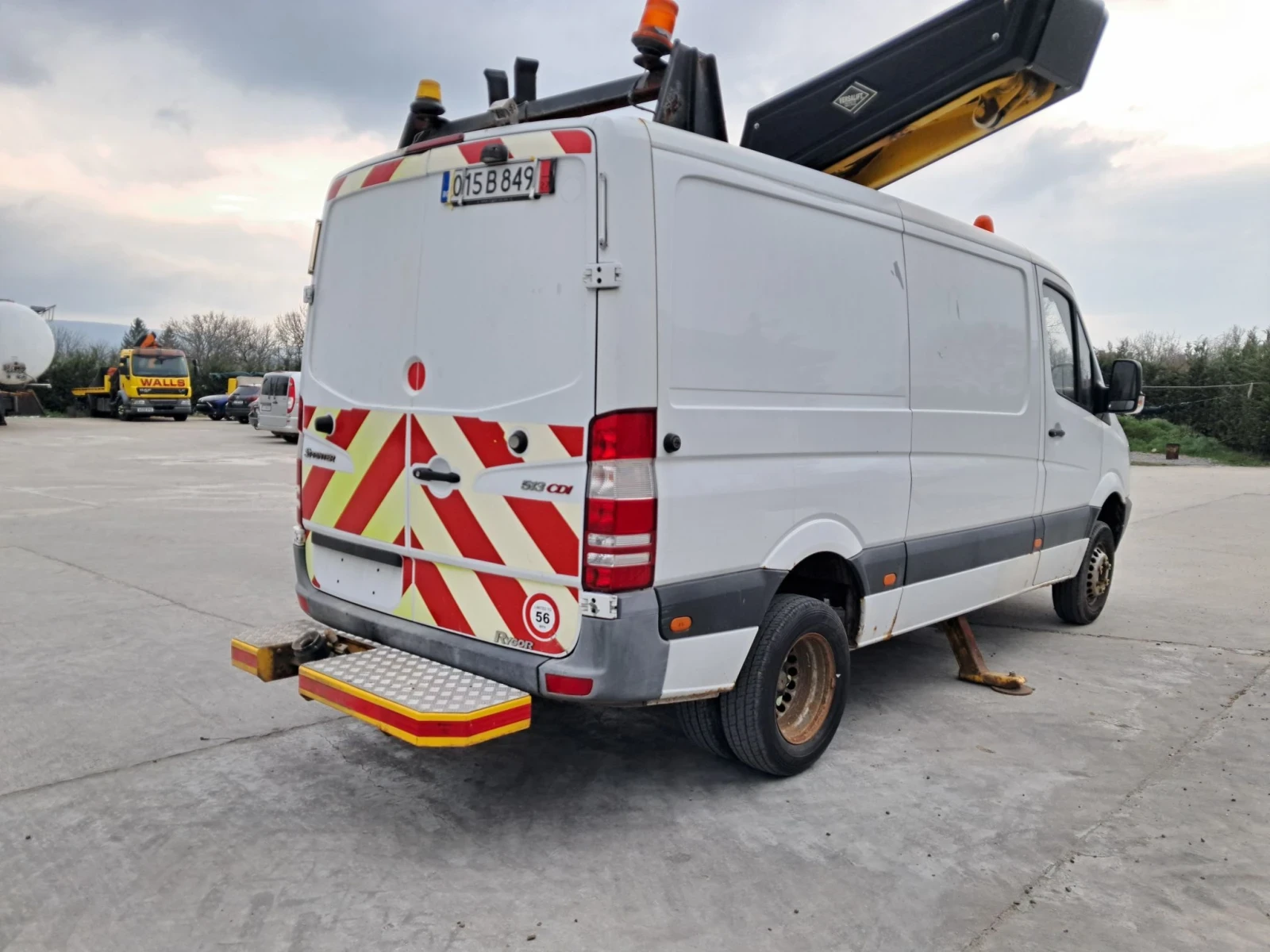 Автовишка Mercedes-Benz RYGOR 513, снимка 5 - Индустриална техника - 55781097