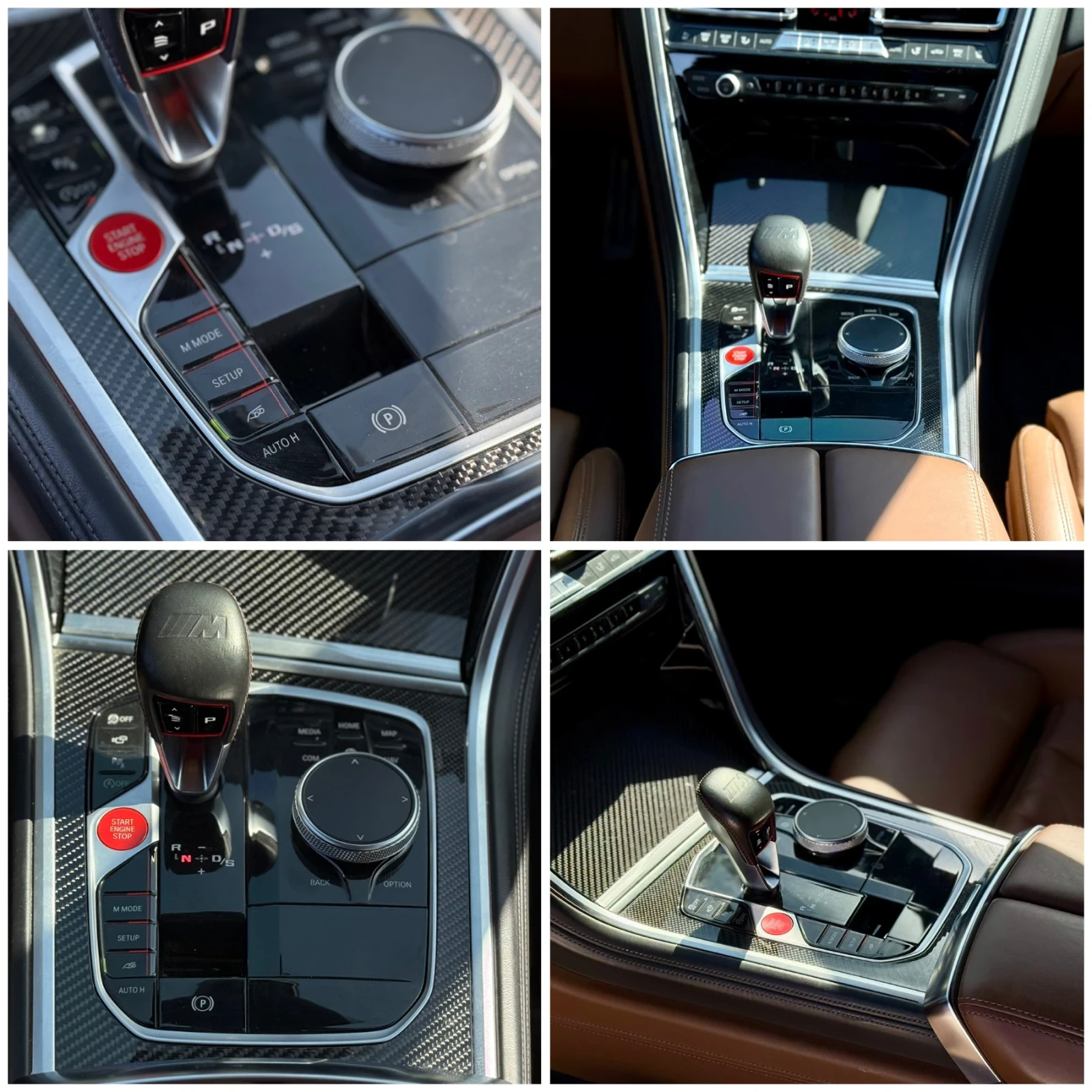 BMW M8 CARBON / HU / INDIVIDUAL / ПОДГРЕВ / ОБДУХВАНЕ /, снимка 10 - Автомобили и джипове - 54041770