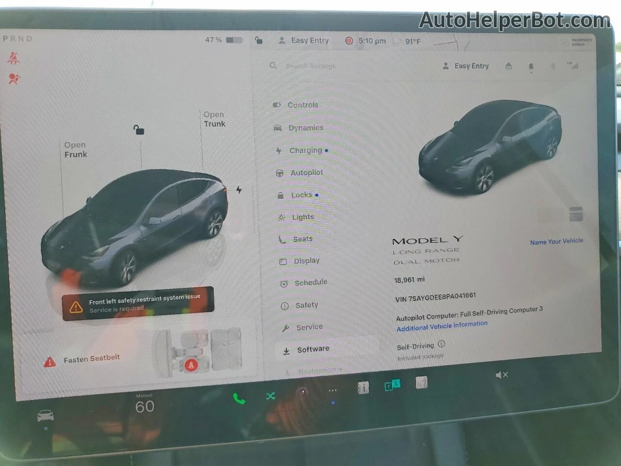 Tesla Model Y RWD* 30k km, снимка 11 - Автомобили и джипове - 54651500