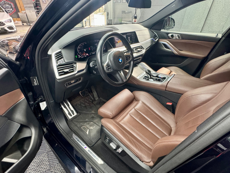 BMW X6  30d/ xDrive/ M-SPORT/LASER/ 360/ HEAD UP/ PANORA, снимка 7 - Автомобили и джипове - 46449726