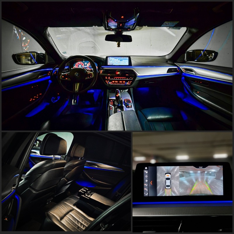 BMW 530 D Msport Xdrive| CAM360| LED|Подгр./Вент.| Хедъп| , снимка 10 - Автомобили и джипове - 44674195