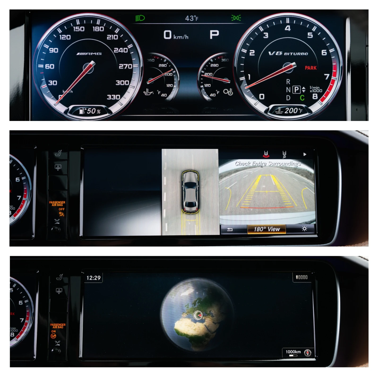 Mercedes-Benz S 63 AMG 4-MATIC* LONG* АВТОКРЕДИТ* , снимка 14 - Автомобили и джипове - 53915611