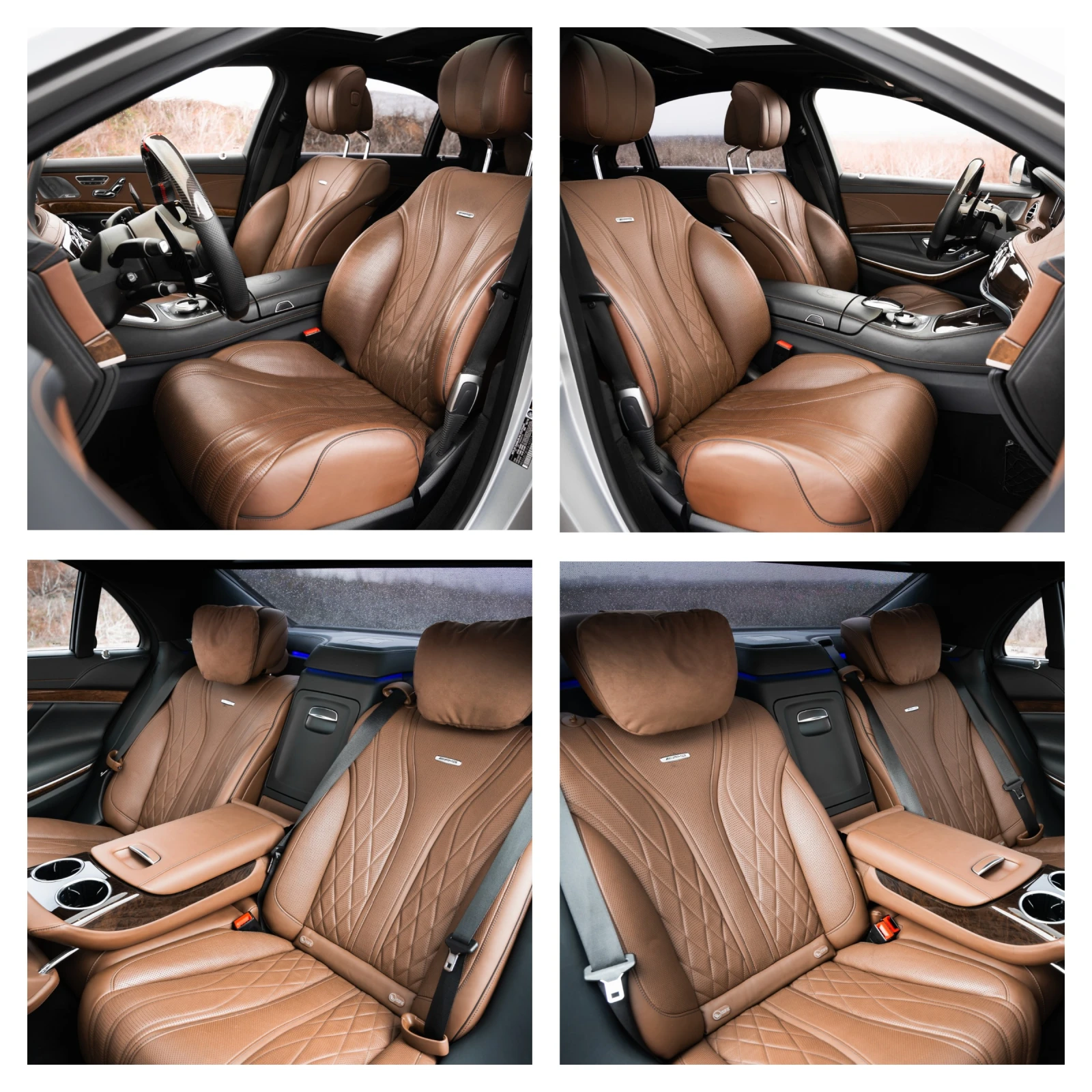 Mercedes-Benz S 63 AMG 4-MATIC* LONG* АВТОКРЕДИТ* , снимка 9 - Автомобили и джипове - 53915611