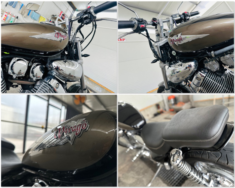 Yamaha Virago Custom!!! 535 44к.с. Уникално състояние!!!, снимка 16 - Мотоциклети и мототехника - 46378177