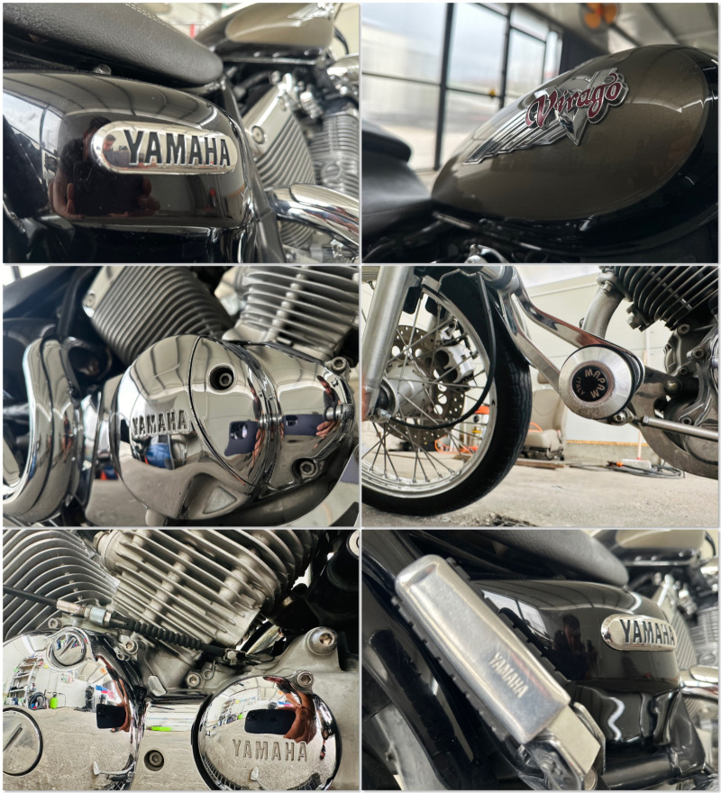 Yamaha Virago Custom!!! 535 44к.с. Уникално състояние!!!, снимка 14 - Мотоциклети и мототехника - 46378177