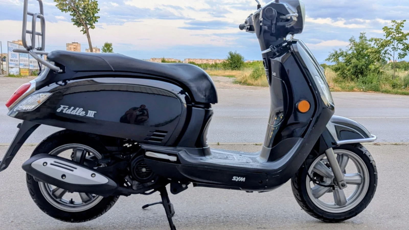 Sym Fiddle III 49CC 4T 08.2015г. , снимка 7 - Мотоциклети и мототехника - 55399172