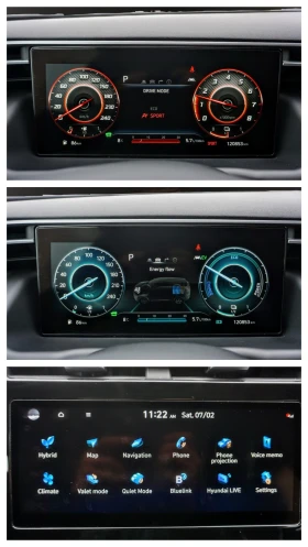 Hyundai Tucson 1.6 HEV EXE AUTO PANO * ПОДГРЕВ* * ОБДУХВАНЕ* , снимка 7