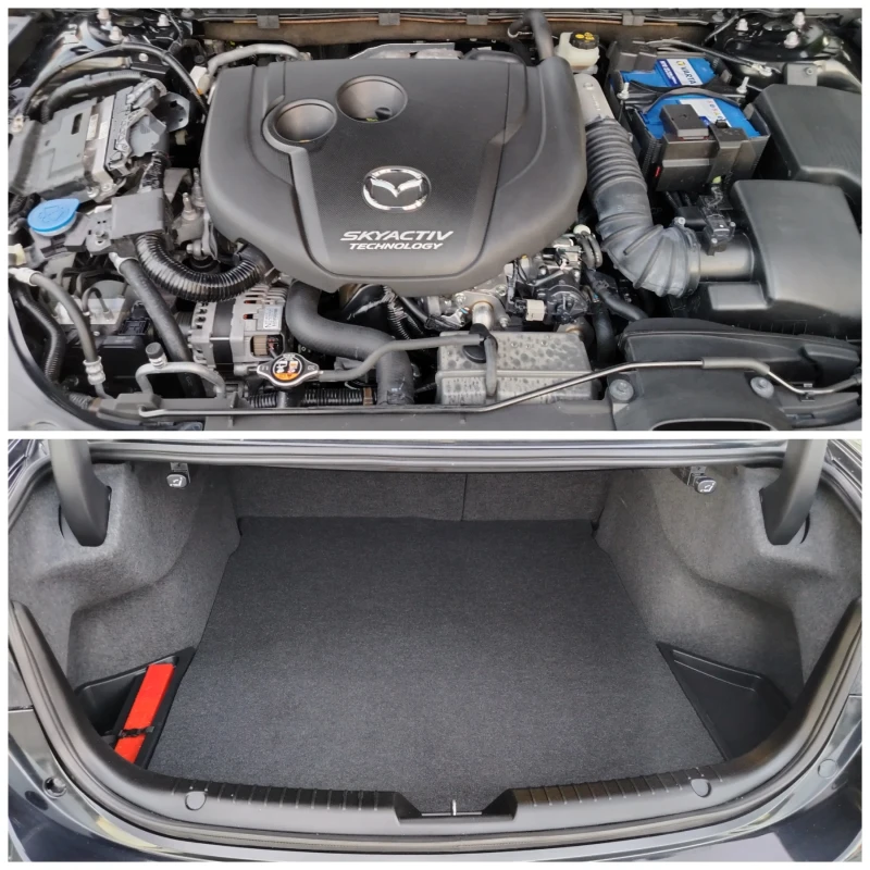 Mazda 6 2.2d-182к.с/НАВИГАЦИЯ/АВТОМАТИК/ПОДГРЕВ/ОБДУХВАНЕ!, снимка 17 - Автомобили и джипове - 50887108