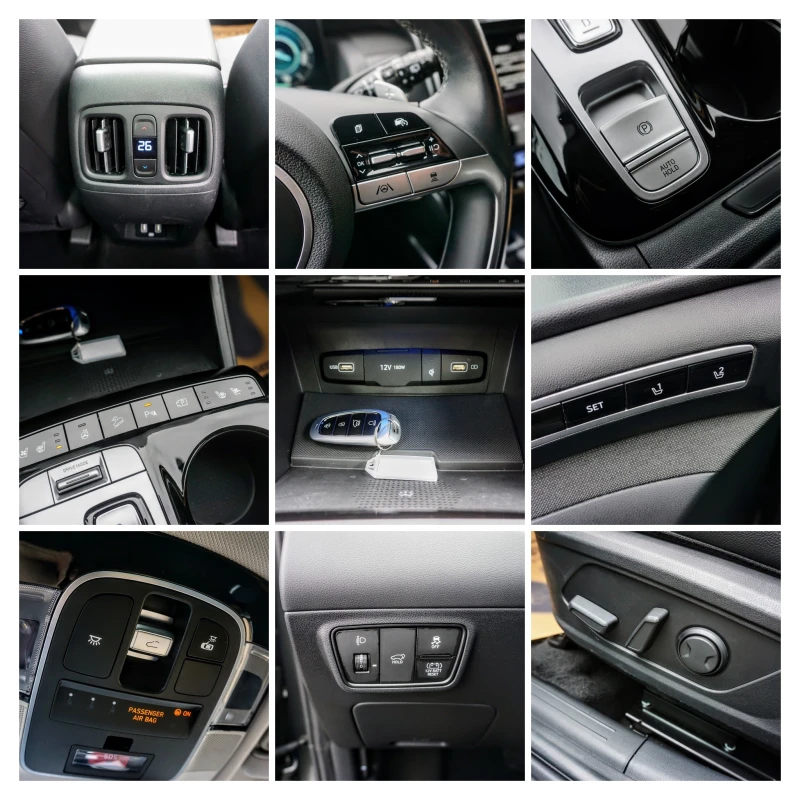 Hyundai Tucson 1.6 HEV EXE AUTO PANO * ПОДГРЕВ* * ОБДУХВАНЕ* , снимка 12 - Автомобили и джипове - 52418369