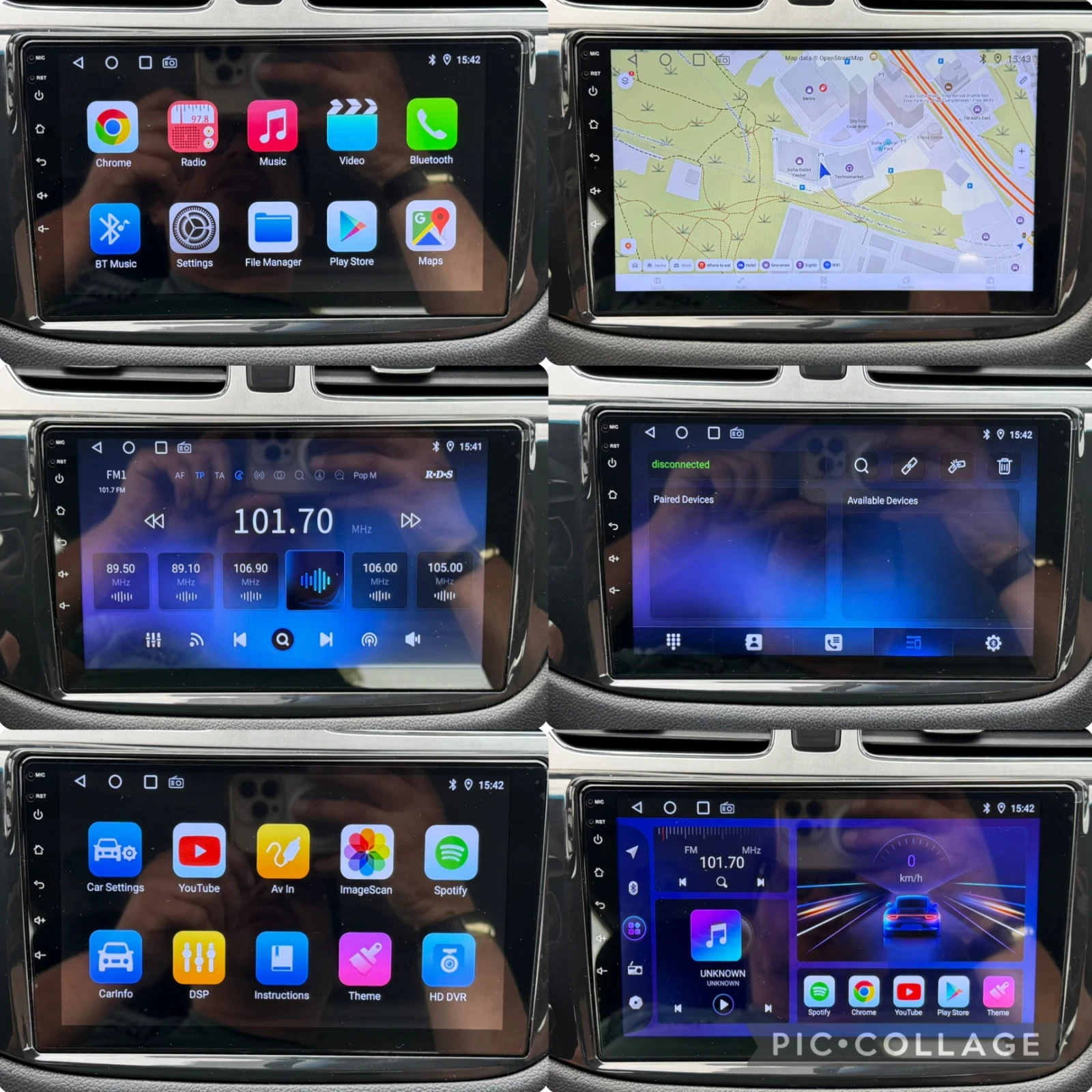 Kia Ceed 1.4i/100kc/6ck/Климатроник/Navi/Android/PDC, снимка 12 - Автомобили и джипове - 54457814