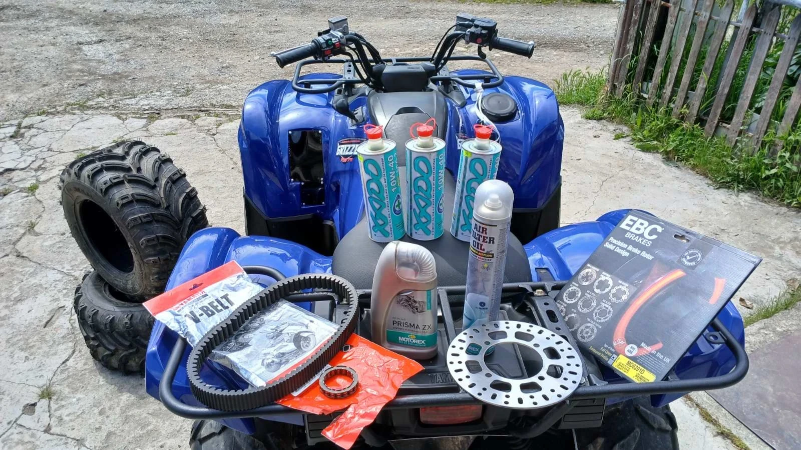 Yamaha Grizzly 700, 4х4, Esp, Документи, бързи и бавни, снимка 12 - Мотоциклети и мототехника - 54604609